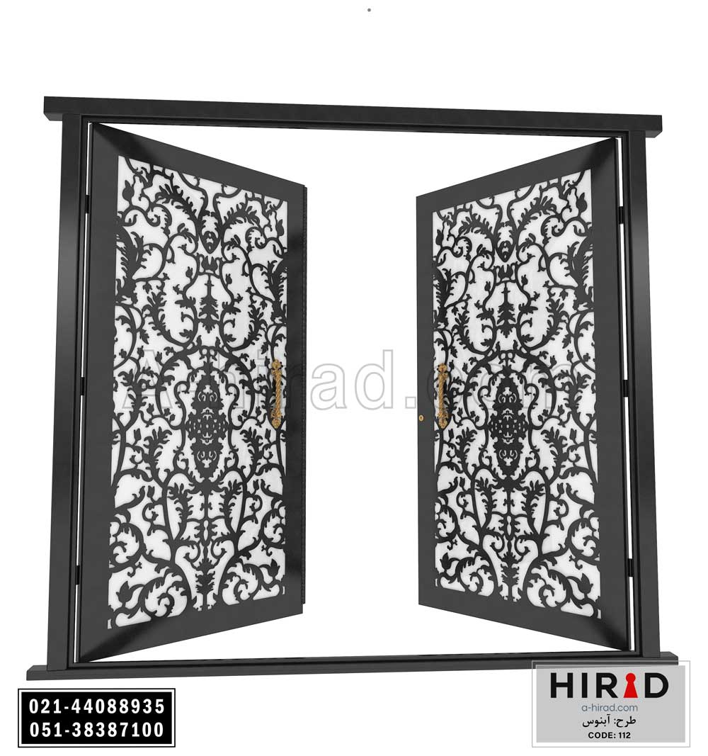 درب پارکینگ طرح آبنوس 20112